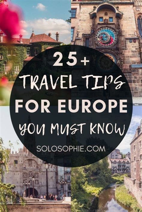 30 Europe Travel Tips To Know Before Your First Trip Solosophie