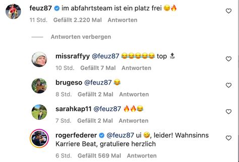 There Is A Vacancy In The Downhill Team Feuz Jokes About Federers