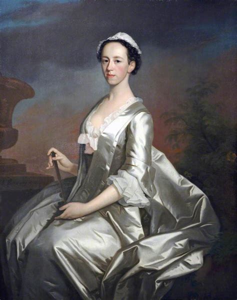 A Painting Of A Woman In A White Dress