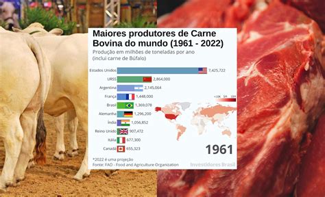 Gráfico Interativo Mostra Maiores Produtores De Carne Bovina Do Mundo