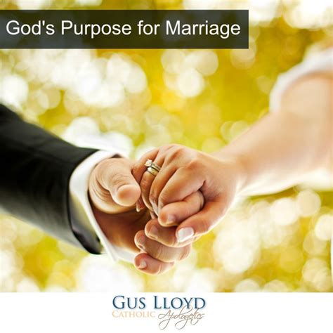 Gods Purpose For Marriage Gus Lloyd