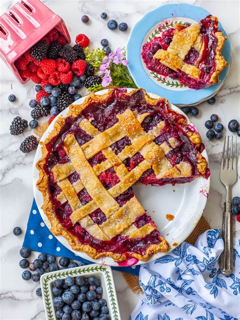 Easy Mixed Berry Pie Recipe Video Tatyanas Everyday Food