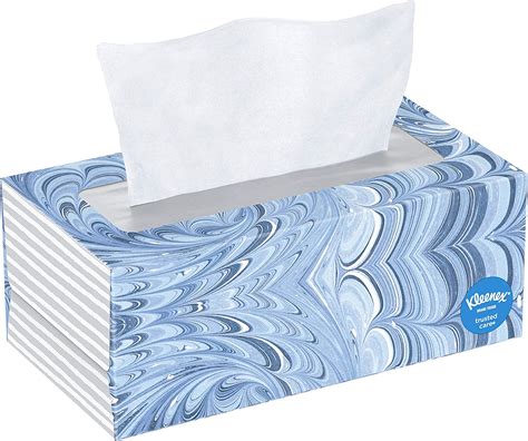 Kleenex Trusted Care Everyday Facial Tissues 1 Rectangular Box 144 Tissues 144 Count Amazon