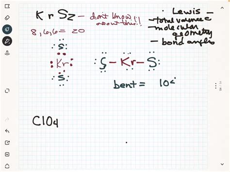 Solved Write Down Lewis Structure Total Valence Electrons Molecular