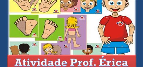 Atividade Prof Érica Infantil I Esquema Corporal Obra Social Nossa