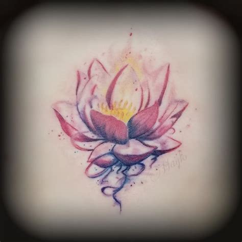 Lotus Flower Watercolor Tattoo Best Flower Site
