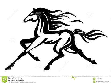 Running Horse Outline Stock Photos - 481 Running Horse Outline ... | Horse outline, Horses ...