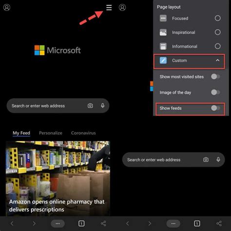 How To Get Rid Of My Feed Microsoft Edge On Windows 10 And Phone App