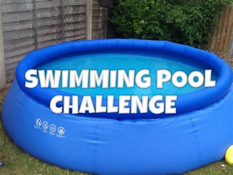 Swimming Pool Challenge Youtube