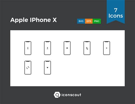 Download Apple Iphone X Icon Pack Available In Svg Png And Icon Fonts