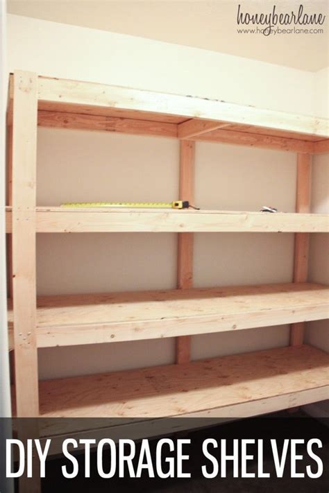 Browse through these 20 diy garage. DIY Storage Shelves | Diy storage shelves, Diy storage ...