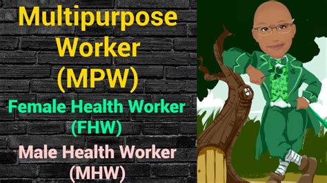 Multipurpose Worker Mpw Psm Lecture Community Medicine Lecture
