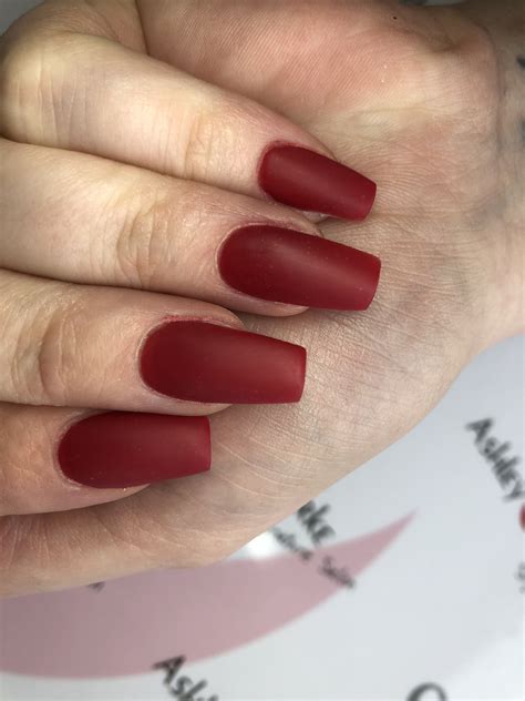 🔥matte Red🔥 Nails Inspiration Red Red Nails Nails Inspiration Matte