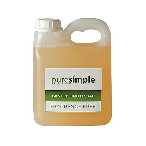 Castile soap is a very popular choice for personal care and cleaning. Pure Simple | Castile Liquid Soap | Fragrance Free ...