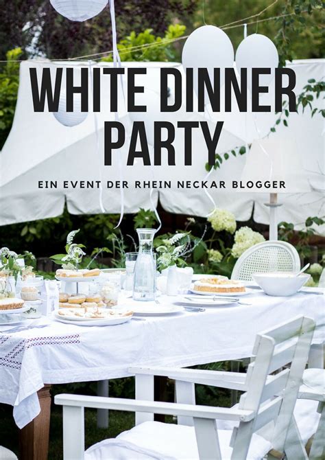 First of all, let's just address the damn elephant in the room. White Dinner - ein wunderbarer Abend ganz in Weiss | Mein ...