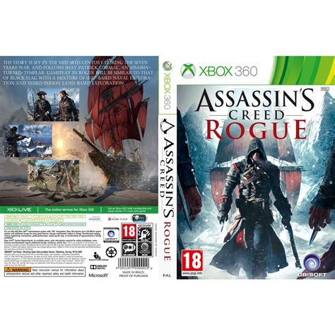 Assassins Creed Rogue Xbox Lt Ou Rgh Shopee Brasil