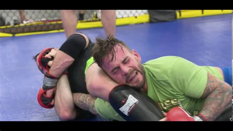 Leaked Footage Of Cm Punk Being Submitted In Training Youtube