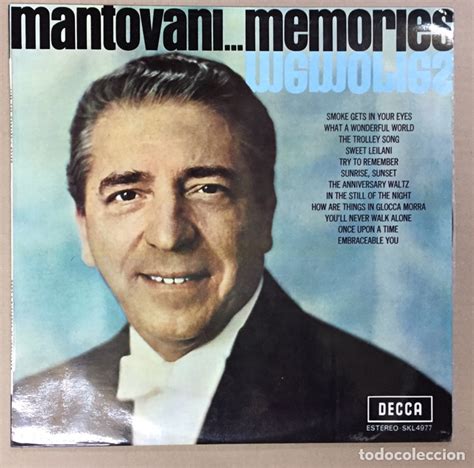 Lp Mantovani Memories Spain 1969 Comprar Discos Lp Vinilos De