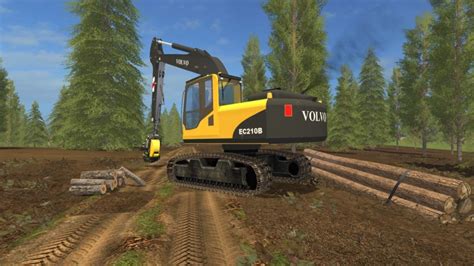 Volvo Ec210b Forest Fs17 Mod Mod For Farming Simulator 17 Ls Portal