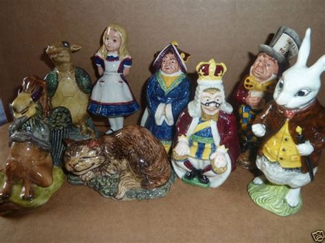 Royal Doulton Beswick Alice In Wonderland Set Of Figurines Alice