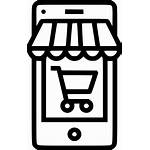 Icon Mobile Ecommerce Clipart Cart Svg Rupee
