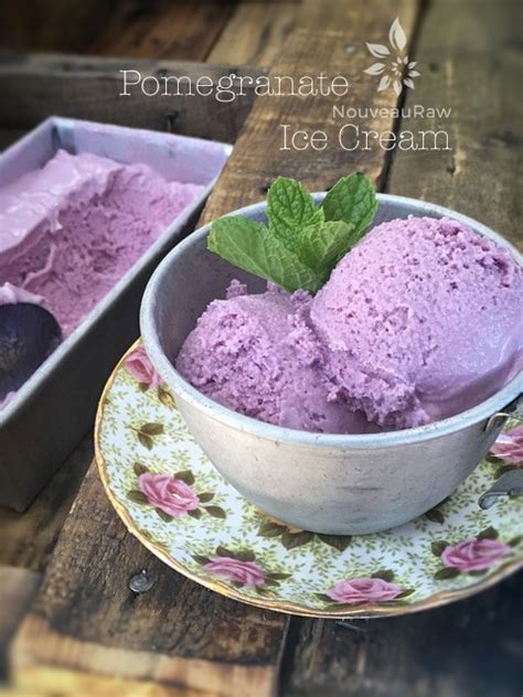 Pomegranate Ice Cream