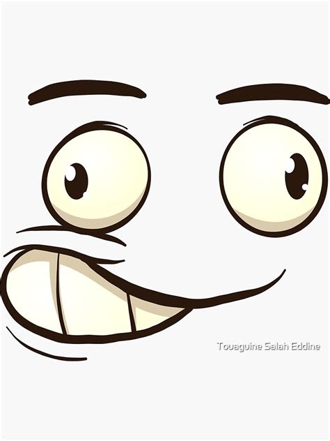 Funny Facial Expressions And Cute Faces Sticker For Sale By Dinogx