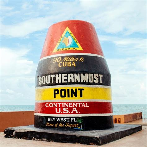 Southernmost Point Buoy Florida The Southernmost Point In The