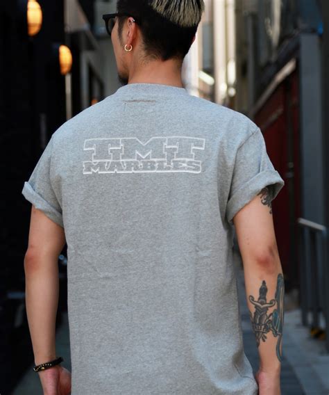 Tmt×marbles Ss T Shirtsbigholiday Top Gray Tmt Official Online Store