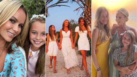 Amanda Holden And Her Lookalike Model Daughters Twinning Best Photos