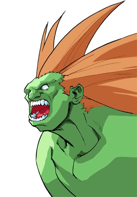 Blanka Official Portrait From Street Fighter Alpha 3