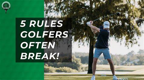 Avoid These Common Golf Rule Mistakes 5 Rules Golfers Often Break Youtube