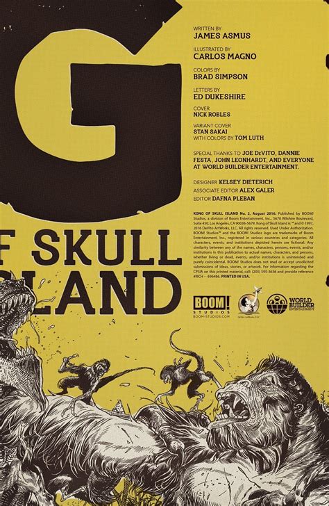 Preview Kong Of Skull Island 2 By Asmus And Magno Boom
