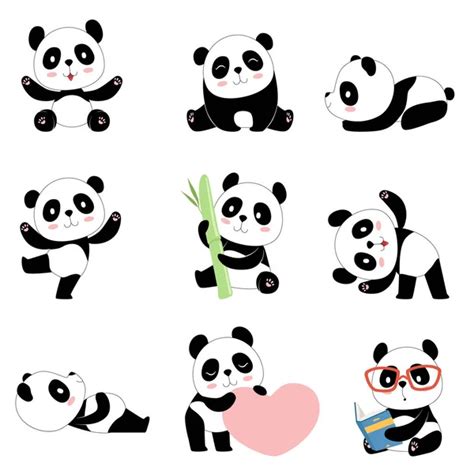 Panda Cartoon — Stock Vector © Idesign2000 10342982