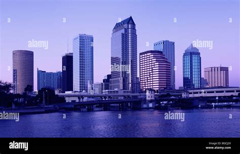 Buildings In Downtown Tampa Florida Stock Photo Alamy