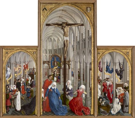 Seven Sacraments Altarpiece By Rogier Van Der Weyden Interpretation