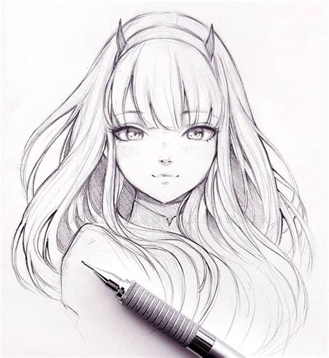 Zero Two From Darling In The Franxx By Ladowska On Deviantart Girl
