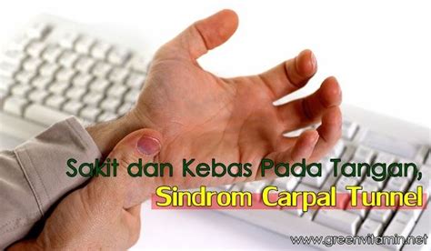 Tangan kebas atau kesemutan adalah suatu kondisi yang tidak boleh diabaikan apabila terjadi terlalu sering, di mana keluhan bisa terjadi pada satu sisi. Hilangkan Masalah Kebas Tangan atau Sindrom Carpal Tunnel ...