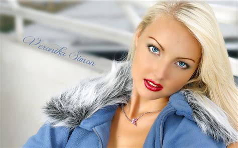 Veronika Simon Gorgeous Sexy Blonde Actress Model Hd Wallpaper