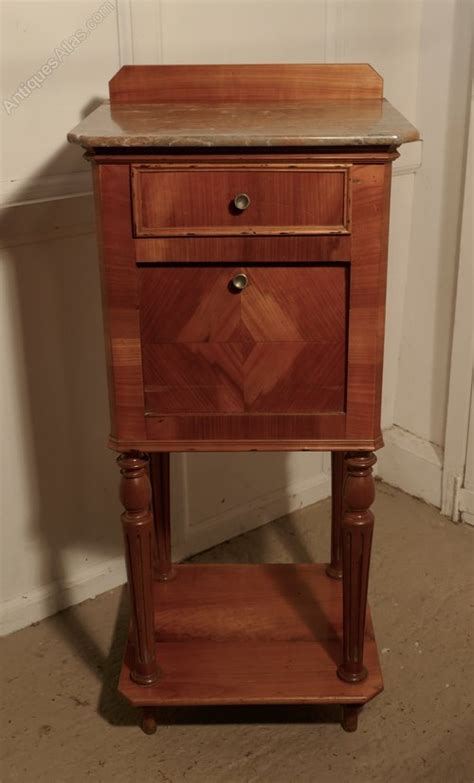 19th Century French Cherry Wood Bedside Cabinet Antiques Atlas