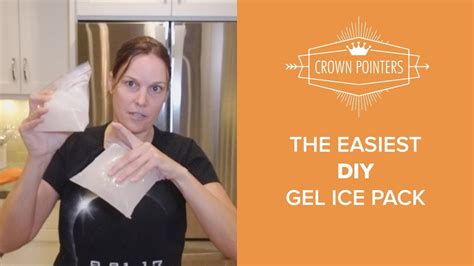 The Easiest Diy Gel Ice Pack Youtube