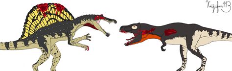 Bbc Spinosaurus Vs T Rex By Kaijufan113 On Deviantart
