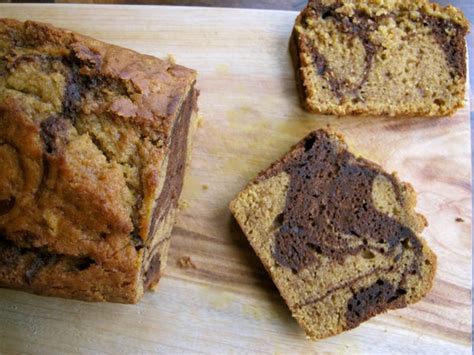 Moist And Spicy Pumpkin Bread With Swirls Of Chocolate Is Perfect For