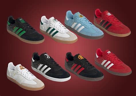 Adidas Brings A Variety Of Soccer Teams To Its Samba Silhouette For The