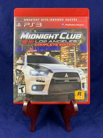 Midnight Club Los Angeles Complete Edition Item Box And Manual