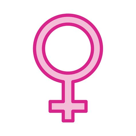 Línea De Símbolo De Género Femenino Y Estilo De Relleno 2567514 Vector En Vecteezy