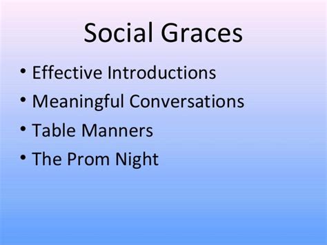 Social Graces 2
