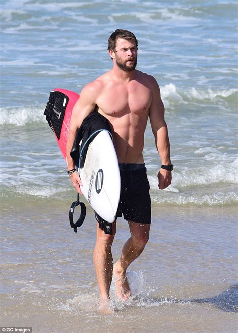 Chris Hemsworth Grimaces As He Reveals His Bloodied Surfing Injuries