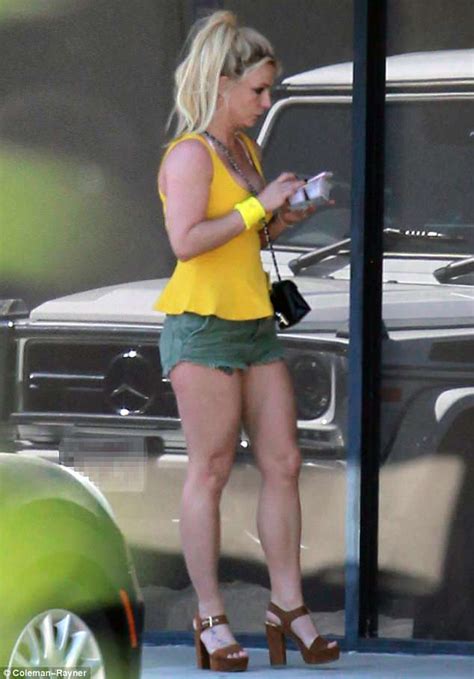 Britney Spears Is Back In Her Daisy Duke Shorts In La Daily Mail Online
