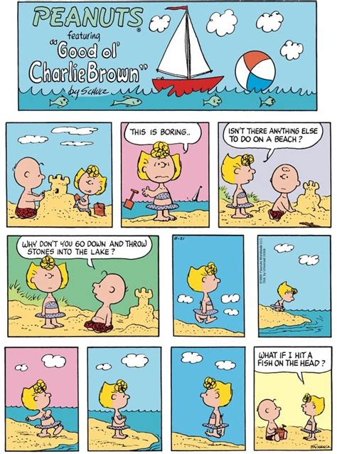 Peanuts Comic Strip August On Gocomics Com Snoopy Funny Charlie Brown Comics